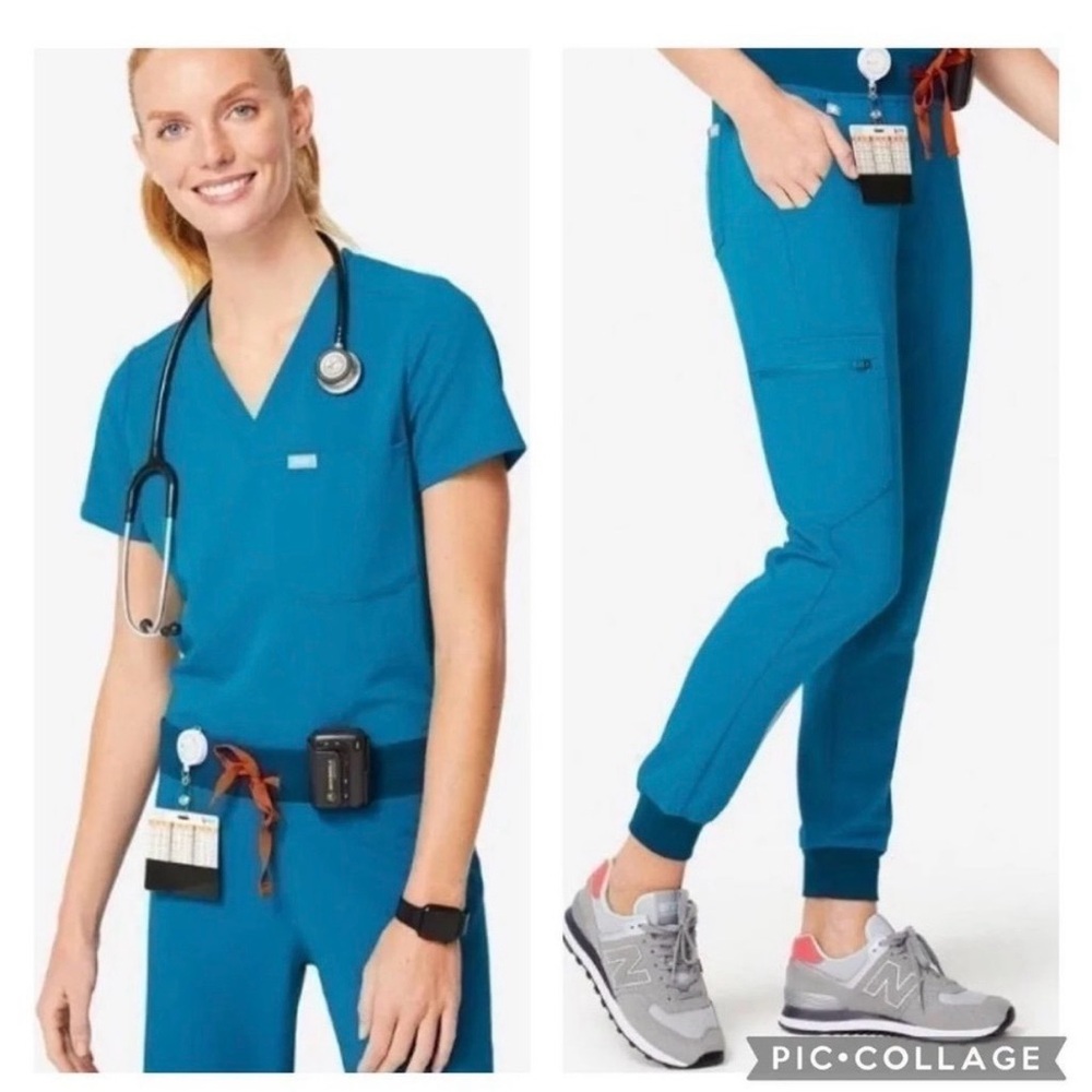 Figs Scrub Set - Alps Blue